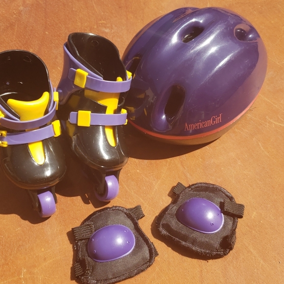 american girl roller blade set